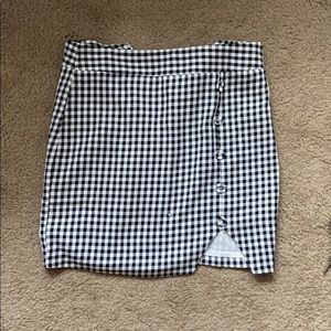 Showpo gingham mini skirt